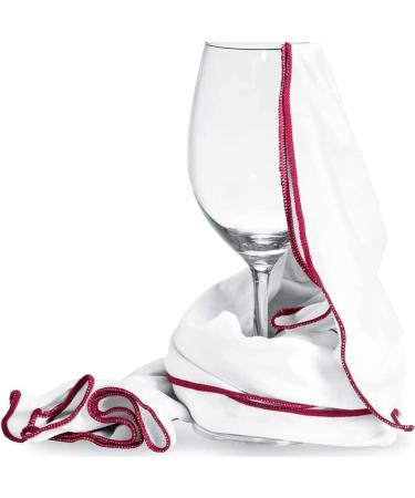 Sgnsvj Set of 2 Champagne Glass & Wine Glasses Polishing Cloths Fine Microfibre Cloth for -Free Cleaning - Buy Online on GoSupps.com