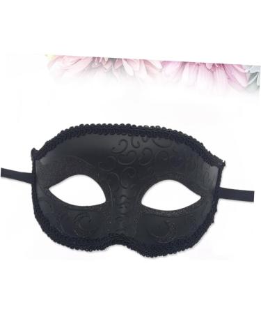 Angoily Masquerade Costume Eye Costumes Halloween Costume Party Black Outfit Black Maskes Halloween Party Wedding Dreses Makeup Men and Women Prom - Buy Online on GoSupps.com