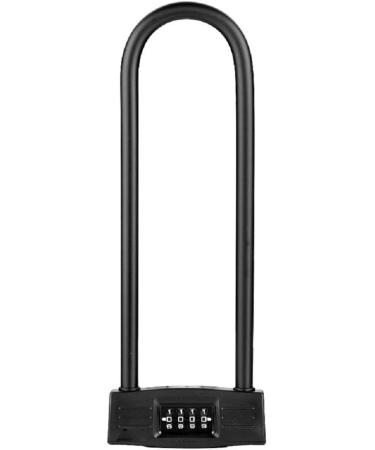 Mioni 4 Digit U Lock Motorcycle/Bike Lock - Resettable Combination for Bicycles/Gate - Secure and Convenient (Black) - Buy Online on GoSupps.com
