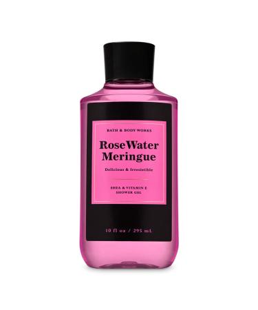 Bath and Body Works Rose Water Meringue Shower Gel with Shea and Vitamin E 10 fl oz / 295 mL