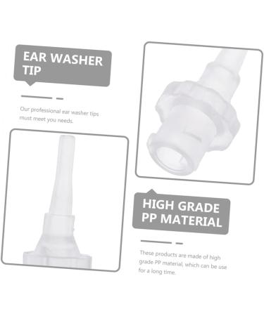Ipetboom 20pcs Disposable Ear Washer Tips for Earwax Removal Safe Material Ear Cleaning Nozzles Compatible Wash Systems - Buy Online on GoSupps.com