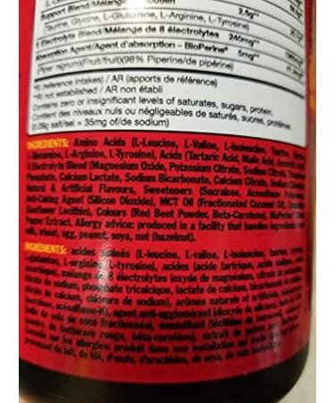 Mutant BCAA 9.7 Powder - Micronized Amino & Electrolytes Fruit Punch 348g | International Shipping Available - Buy Online on GoSupps.com
