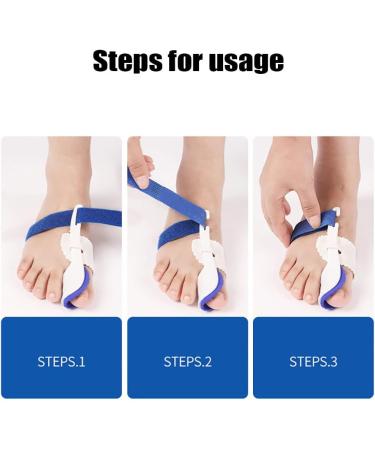 KTROK Bunion Splint Corrector - Adjustable Toe Separator for Pain Relief and Hallux Valgus Correction - Soft Padding for Comfort - Non-Surgical Transverse Arch Support - Buy Online on GoSupps.com
