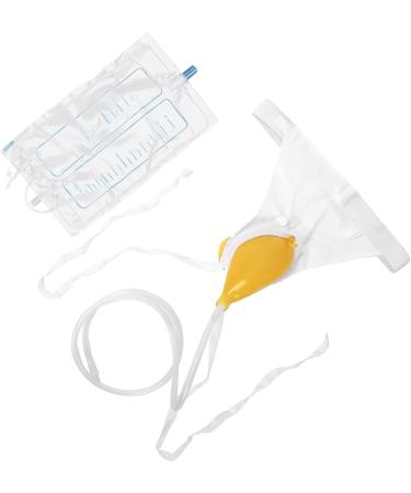 Buy Wearable Silicone Urine Collector - 1000ml Female Urination Device for Travel & Incontinence | Perfect for Elderly Camping and Bedridden Women - Buy Online on GoSupps.com