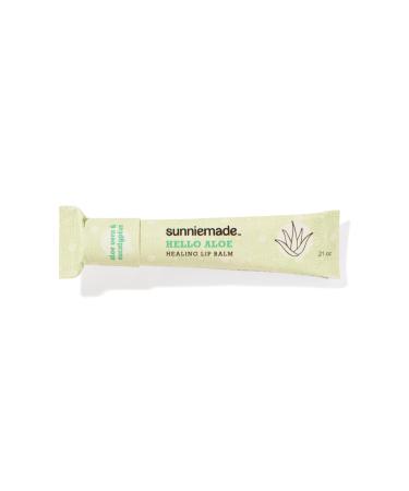 Hello Aloe Healing Lip Balm Soothing Eucalyptus Plastic-free Recyclable Natural Dry Lip Care