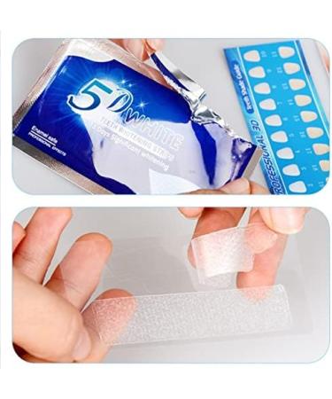 DECHOO 28 bags 56 PCS Teeth Whitening Strips 5d white teeth whitening strips White Teeth Whitening strip Tooth Help Eliminate /Smoking /Coffee/Soda - Buy Online on GoSupps.com
