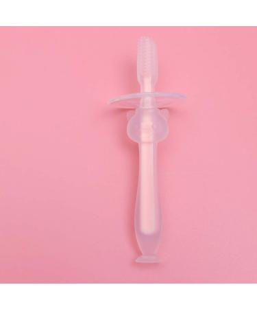 Buy Tahnbrush - Soft Silicone Toddler & Baby Toothbrush Set (8 Piece) | Tooth Training for Newborns - Pink - Buy Online on GoSupps.com