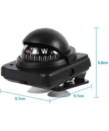 Qiilu Electronic Vehicle Marine Compass - Multi-Function Navigation for Car, Boat, Ship | Outdoor Use - Buy Online on GoSupps.com