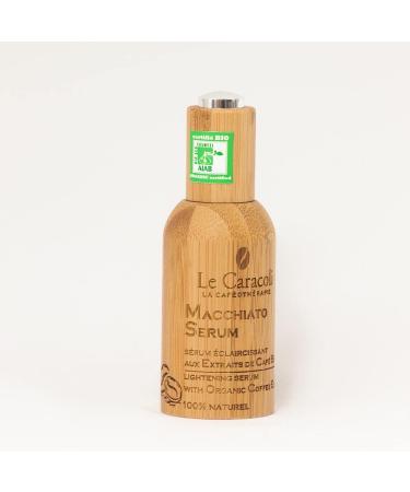 Le Caracoli- Macchiato Lightening Serum with Coffee Extracts- Moisturizing & Anti-Dark Spots- ORGANIC- 30 ml