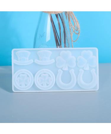St. Patrick's Day Shamrock Keychain Molds - 2 Pieces | Silicone Resin & Epoxy Casting Gummy Molds - Set of 2 - Buy Online on GoSupps.com