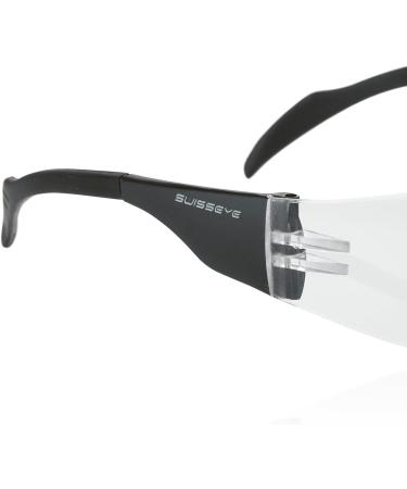 Swisseye Outbreak S Sports Glasses for Narrow Faces - 100% UVA/UVB/UVC Protection Lightweight Durable PC Material Includes Microfiber Bag - Black - Buy Online on GoSupps.com