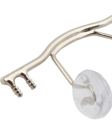 Mayabi Metal Replacement Nose Bridge | 10 Pieces Edgeless Stainless Steel Glasses Bridge with Nasal Cushion - Gun & Silver - Buy Online on GoSupps.com