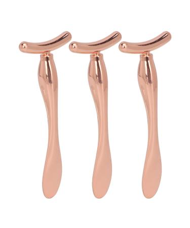 ZJchao Set of 3 metal eye cream applicators to reduce puffiness and wrinkles for girls and women