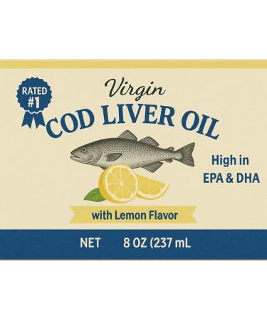 High Vitamin Butter Oil (13 Oz) & Virgin Cod Liver Oil High in Vitamin D Omega 3 DHA/EPA (8 Oz Mild Lemon & Peppermint Flavor) - Buy Online on GoSupps.com
