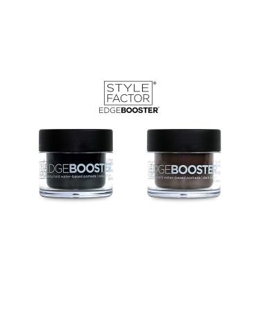 Style Factor Edge Booster Hideout Hair Pomade Strong Hold Color Gel 1.7oz - Natural Black - Buy Online on GoSupps.com