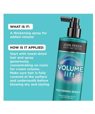 John Frieda Luxurious Volume Root Booster Blow-Dry Lotion 6 oz Pack of 11 | International Shipping Available - Buy Online on GoSupps.com
