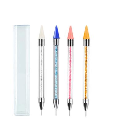 Fg-dual-ended Dotting Pen Nail Art Rhinestone Picker Wax Pencil Crystal  Bead Handle | Fruugo BH