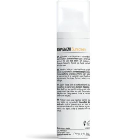  BELLA AURORA BELLA AURORA - Repigment SunScreen SPF 30 75 ml sunscreen cream for pigmentation deficient skin power sun benefits reduces the appearance of white spots with melitane and antioxidants - Buy Online on GoSupps.com
