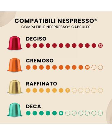 Bialetti Caf Capsules compatible Nespresso - Deciso - 10 Capsules - Buy Online on GoSupps.com