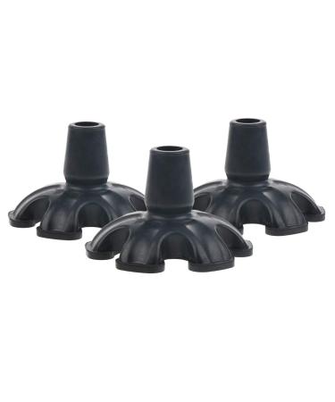 3x Replacement Tip - Rubber for Crutches