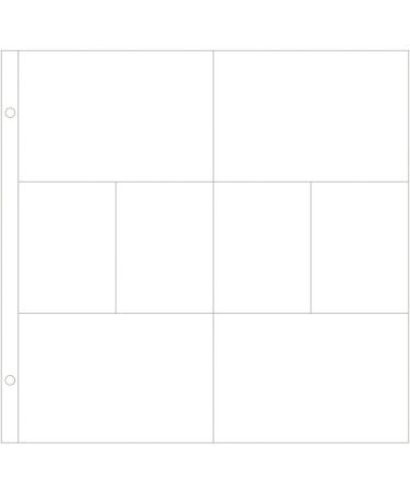 Becky Higgins Project Life Photo Pocket Page Protectors - Design A (60 Pack) - 12x12 inches - Ideal for Scrapbooking and Memory Keeping - Buy Online on GoSupps.com