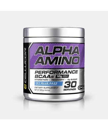 Cellucor Alpha Amino EAA & BCAA Powder - Icy Blue Razz - 13.4 Oz. - Buy Online on GoSupps.com