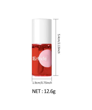 Erinde Lip Tint Stain Makeup - Korean Waterproof Lip Tint #02 Strawberry | Non-Sticky Long Lasting Mini Liquid Lipstick for International Shipping - Buy Online on GoSupps.com