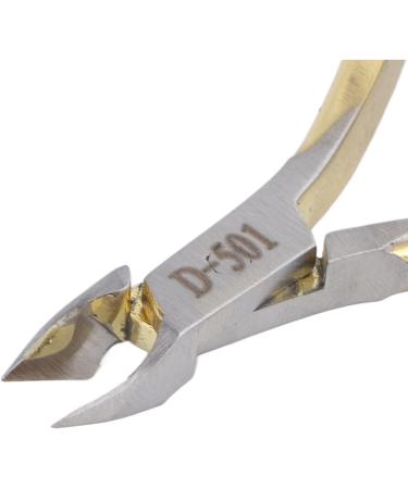 Cuticle Nippers Ergonomic Cuticle Nipper with Protective Cover for Manicure Enthusiasts Gold - Buy Online on GoSupps.com
