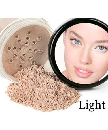 4pc Mineral Makeup Kit with Kabuki Brush - Full Coverage Concealer, Blush, Foundation, Powder in Beige - Buy Online on GoSupps.com