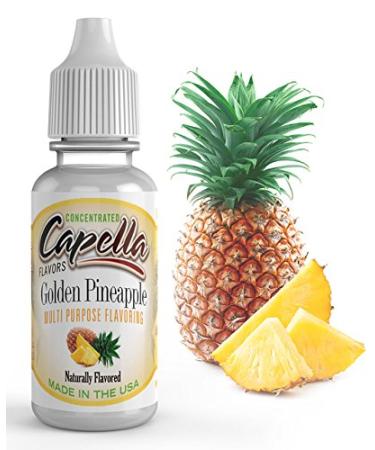 Capella Flavor Drops Golden Pineapple Concentrate 13ml 0.44 Fl Oz (Pack of 1)