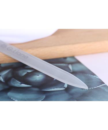 G.Liane Glass Nail File with Genuine Qualified Crystals Professional Crystal Fingernail Files in Aluminum Case Perfect Manicure Set for Women Men Kids Nail Care Gift Set (Red Yinyang) - Buy Online on GoSupps.com