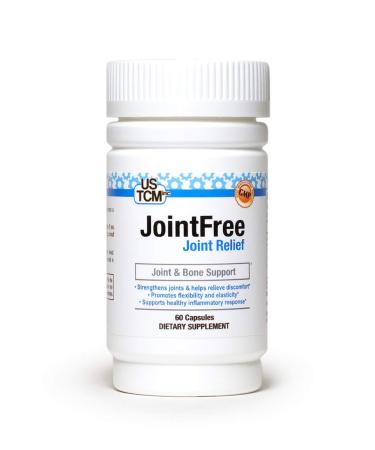 USTCM JointFree Joint Relief - Joint&Bone Support - 600mg Per Capsule - 60 Capsules - No Inactives