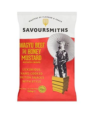 SAVOURSMITHS SAVOURSMITHS Luxury English Beef and Honey Potato Chips Mustard 150g