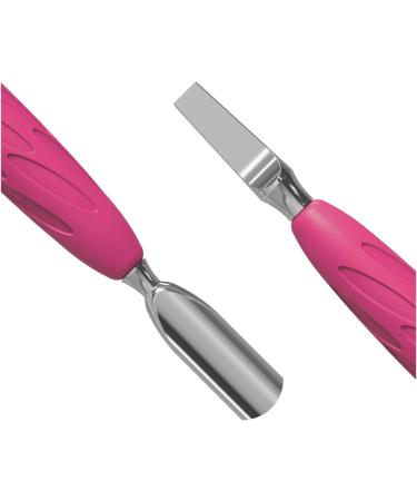 STALEKS PRO by Natury Nails Cuticle Pusher with Rubber Silicone Handle Stainless Steel UNIQ 10/5 - Buy Online on GoSupps.com