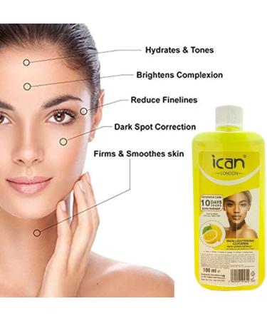 ican London Lemon Extract Skin Lightening Glycerine 100ml - Buy Online on GoSupps.com