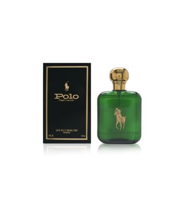 Polo Green by Ralph Lauren 4 FL OZ 118 ml edt Cologne Spray For Men Original Retail Packaging Floral,Coriander,Thyme,Basil 4 Fl Oz (Pack of 1)