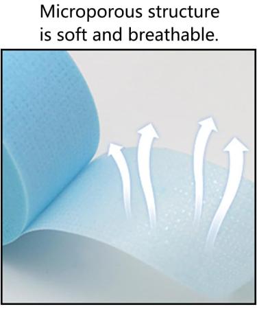 Adhesive Eyelash Tape 2 Rolls Lash Extension Tape Breathable Micropore Fabric Eyelash Tape for Beauty Salons & Makeup Artists Use 9M Each Roll (Blue) 2X Blue - Buy Online on GoSupps.com
