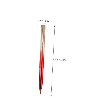FRCOLOR 6 Pcs Retractable Lip & Eyebrow Brush Set - Portable Makeup Brushes for Travel | Versatile Eye Shadow & Lip Gloss Applicators - Buy Online on GoSupps.com