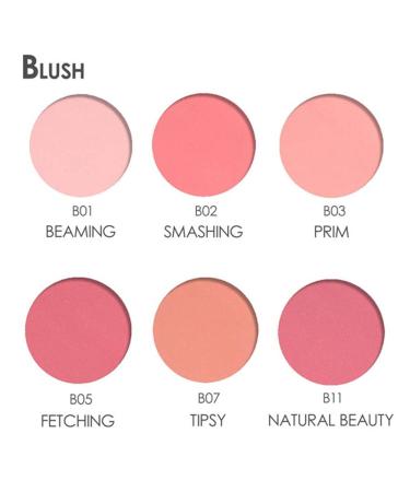 Focallure Silky Face Pressed Blush - High Pigment Mineral Blusher for a Natural Glow | Lightweight, Fade-Free Formula for Flawless Finish - Smashing - Buy Online on GoSupps.com