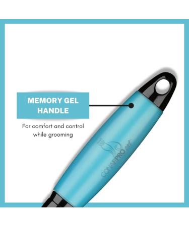 CONAIRPRO Cat Comb for Matted Fur & Shedding - Stainless Steel Bristles with Memory Grip - Ideal Grooming Tool for All Cat Breeds - Buy Online on GoSupps.com