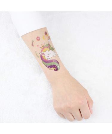 Mocossmy Princess Temporary Tattoos for Kids - 9 Sheets Mermaid Princess Animals Butterfly - Waterproof Fake Tattoos for Girls Birthday Party - DIY Crafts & Body Decoration - Buy Online on GoSupps.com