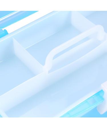 Multifunctional Nail Art Storage Case | 3-in-1 Makeup & Manicure Organizer Small Cosmetic Tools Container - Buy Online on GoSupps.com
