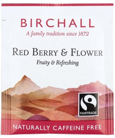 Birchall Red Berry & Flower Tea Herbal Tea with a Fruity Twist Deliciously Fruity Red Berry & Flower Tea 6 Boxes Of 25 Enveloped Plant-Based Tea Bags - Buy Online on GoSupps.com