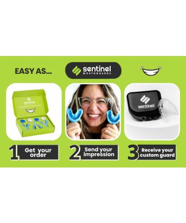 Buy SENTINEL Dual Laminated Dental Night Guard - Soft & Hard Sleep Mouth Guard for Teeth Grinding & TMJ Relief | 1 Year Warranty | International Shipping - Buy Online on GoSupps.com