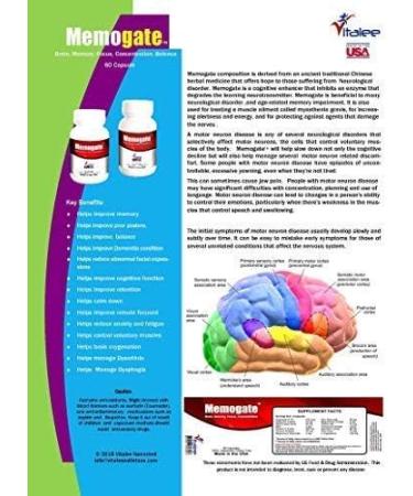 Memogate- Cognitive Enhancer (Capsule 60ct) - Buy Online on GoSupps.com