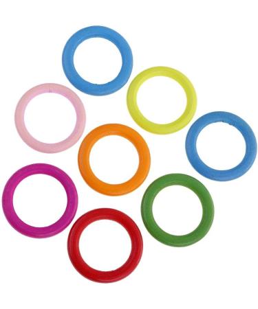 50pcs Colorful Wooden Rings - DIY Craft Accessories for Creative Projects | International Shipping - Buy Online on GoSupps.com