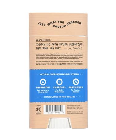 Buy Doctor Squatch Natural Deodorant for Men - Aluminum Free Fresh Falls 3 Pack | Odor-Squatching Formula - International Shipping Available - Buy Online on GoSupps.com