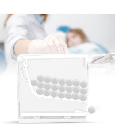 Ververt Touch Dental Cotton Roll Dispenser - White Press Type Holder for Dentists | 10cm Cotton Roll Divider Case - Buy Online on GoSupps.com