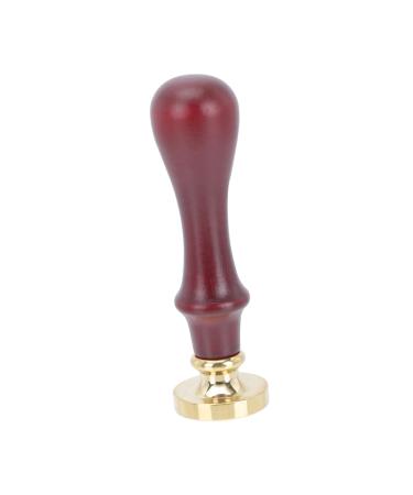 VINTORKY 1pc Dispensing Plate Tool Envelopes Wax Seal Tools Retro Wax Seal Stamp Copper Copper Head 1 count (Pack of 1) Brown