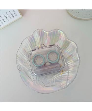 Buy Mobeon Contact Lens Container Set - 4 Elegant Mini Travel Cases for Contacts - Ideal Accessories for Lens Care (Blue) - Buy Online on GoSupps.com